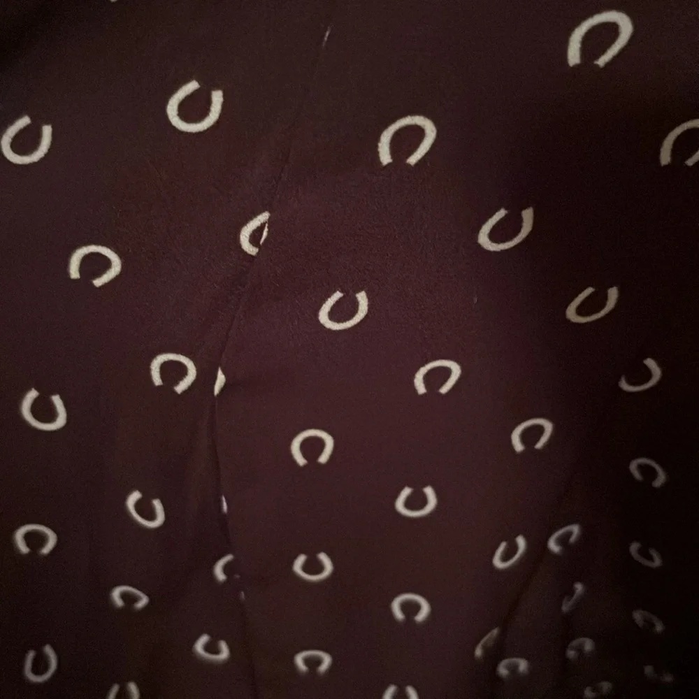 A6 - Ann Taylor horseshoe belted dress size 8 - Picture 8 of 9